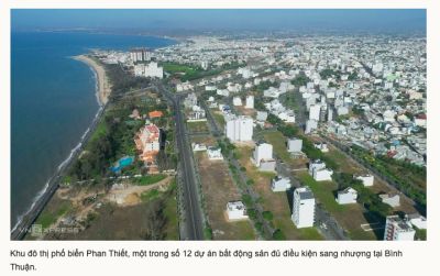 12 dự án bất động sản Bình Thuận đủ điều kiện mua bán, chuyển nhượng